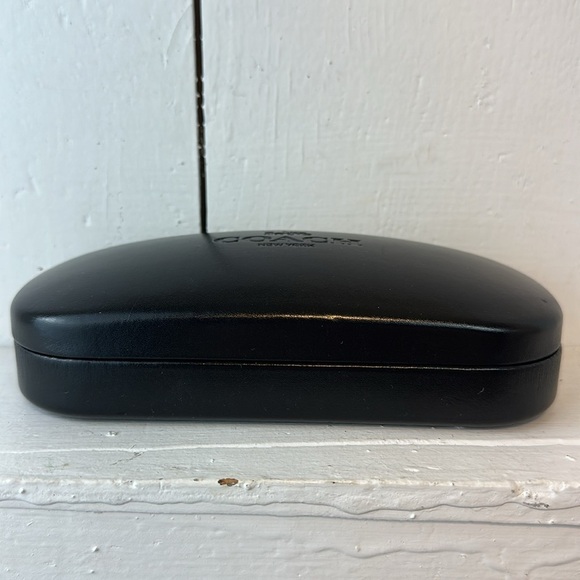 Coach Glasses Hard Case Sunglasses Protection Fashion Glasses Black - Picture 3 of 11